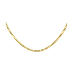 Curb Chain Bred Guld 45 cm – 127412>Edblad Online