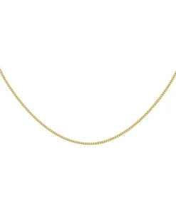 Curb Kedja Mini 42 cm Guld>Edblad Hot