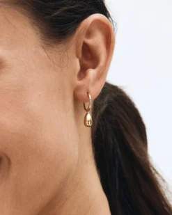 Drop Mini Hoops – Guld>Edblad Outlet