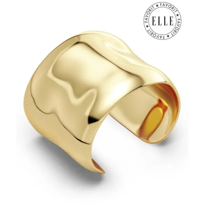 Flowy Bangle Guld – 127418>Edblad Online