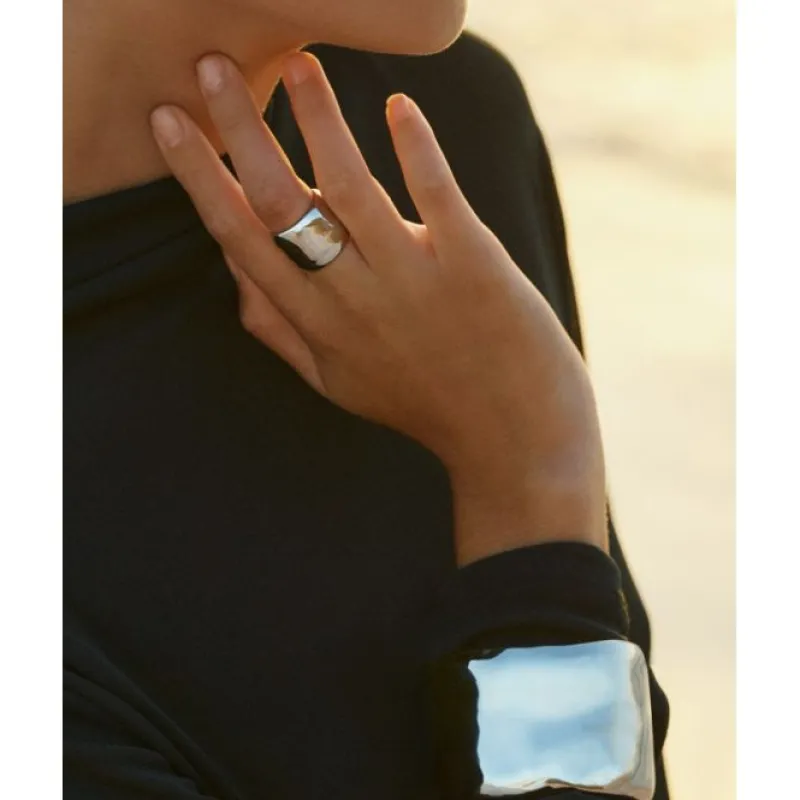Flowy Ring Stål – 127423>Edblad Clearance