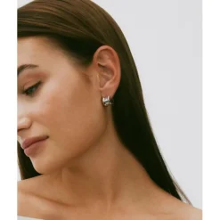 Frame Hoops Örhängen Stål>Edblad Sale