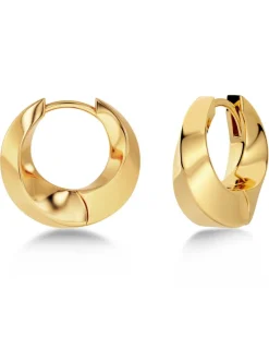 Helix Hoops L – Guld>Edblad New