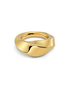 Helix Ring – Guld>Edblad New