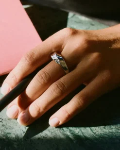 Helix Ring – Stål><noscript><img width=