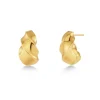 Helix Studs – Guld>Edblad