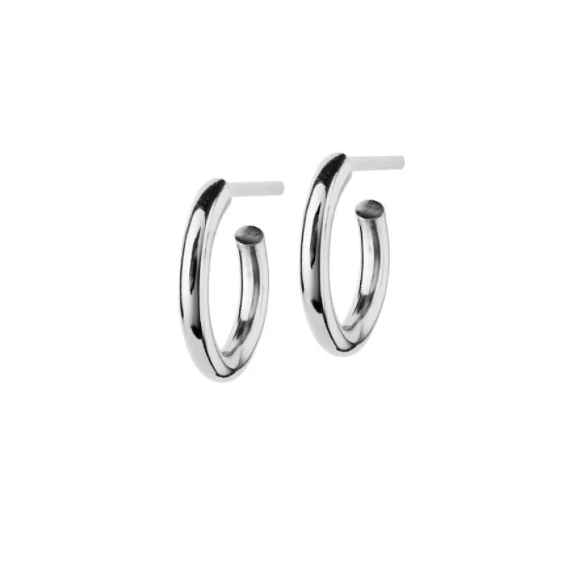 Hoops Örhängen Små Stål (105862)>Edblad Clearance