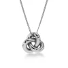 Infinity Knot Halsband L Stål>Edblad Clearance