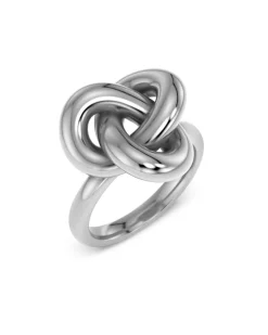 Infinity Knot Ring L Stål>Edblad Online