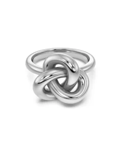 Infinity Knot Ring L Stål>Edblad Online