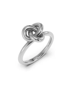 Infinity Knot Ring S Stål>Edblad