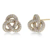 Infinity Knot Sparkle Studs L – Guld>Edblad Sale