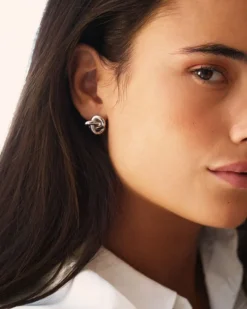 Infinity Knot Studs L Örhängen Stål>Edblad Best