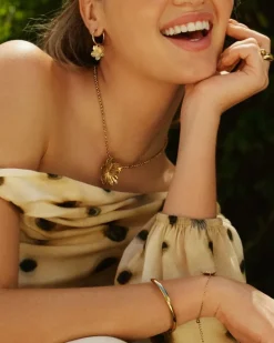 Jasmine Halsband L Guld><noscript><img width=