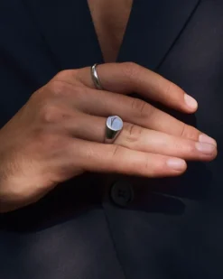 Kim Signet Ring Stål (126992)><noscript><img width=