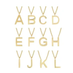 Letter Halsband A-Ö Guld>Edblad Discount