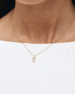 Letter Halsband Sparkle A-Ö – Guld><noscript><img width=