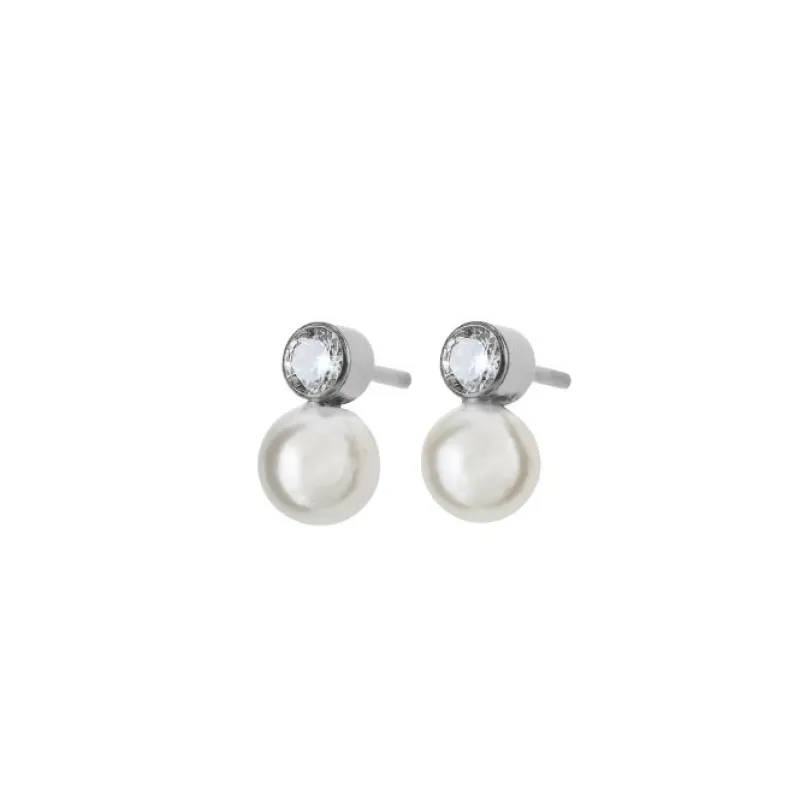Luna Studs Large Stål (123869)>Edblad Sale