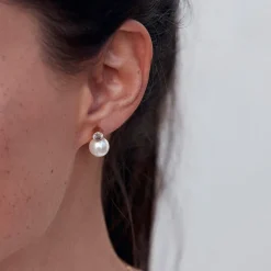 Luna Studs Large Stål (123869)>Edblad Sale