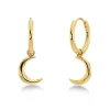 New Moon Örhängen Guld 127564>Edblad Clearance