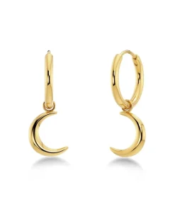 New Moon Örhängen Guld 127564>Edblad Clearance