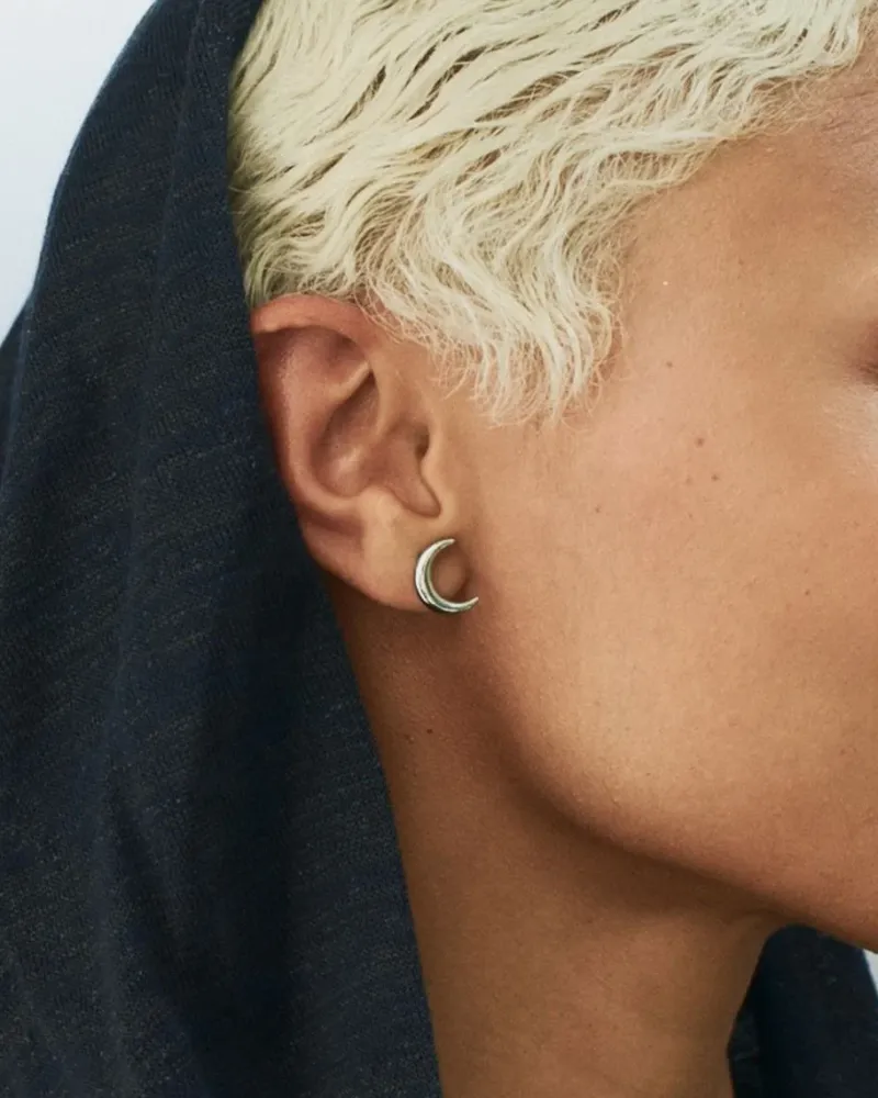 New Moon Studs S Stål 127561>Edblad Online
