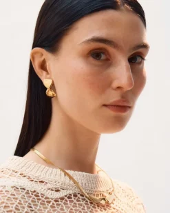 Nuvole Studs L Örhängen Guld>Edblad Best