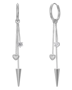 Peak Hoops Multi Heart Stål 127224>Edblad Online