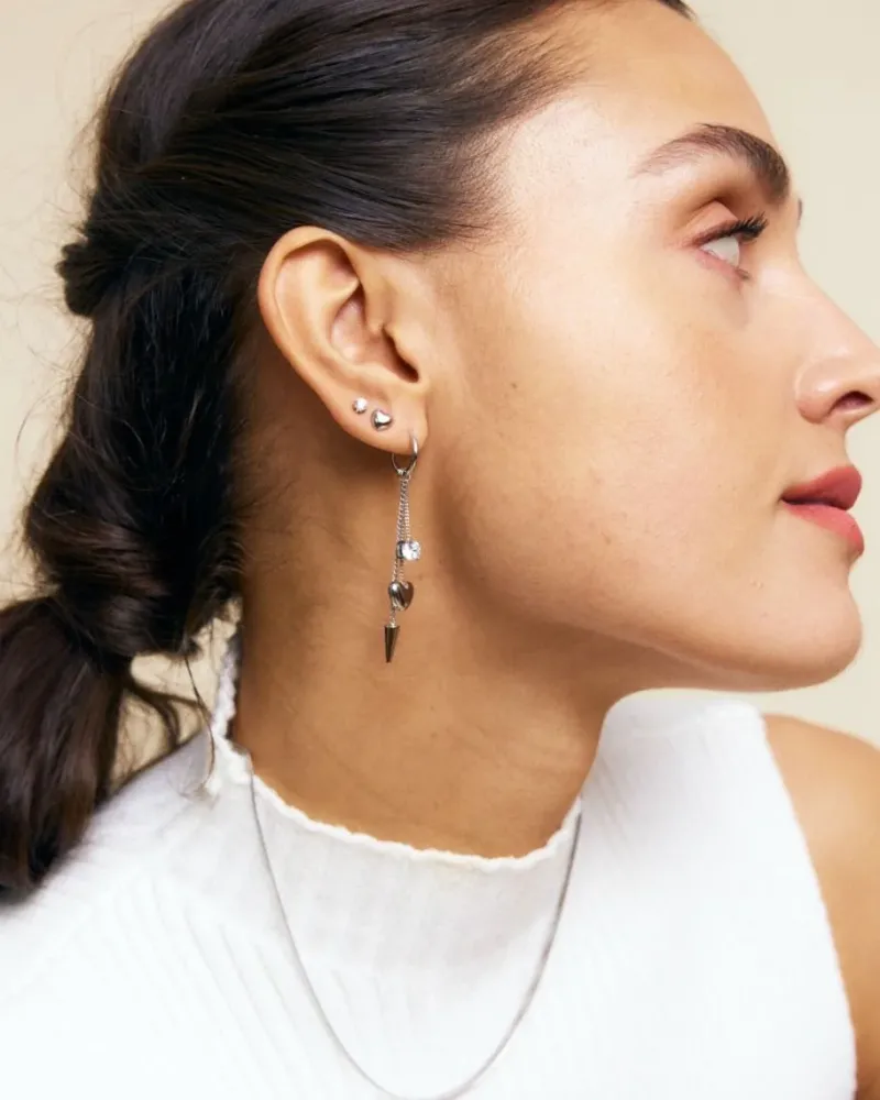Peak Hoops Multi Heart Stål 127224>Edblad Online