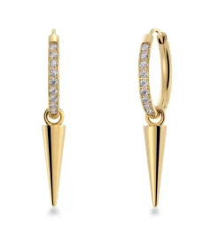 Peak Hoops Sparkle Gold 127065>Edblad Sale