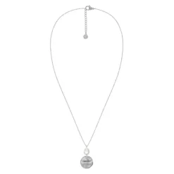 Pearl Signet Halsband Stål>Edblad Sale