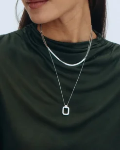 Plaza Halsband L – Stål><noscript><img width=
