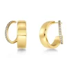 Plié Hoops Double – Guld>Edblad New