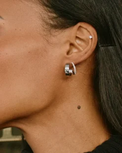 Plié Hoops Double – Stål>Edblad Sale