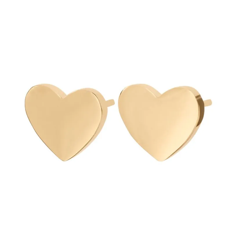 Pure Heart Studs Guld (108642)>Edblad Hot