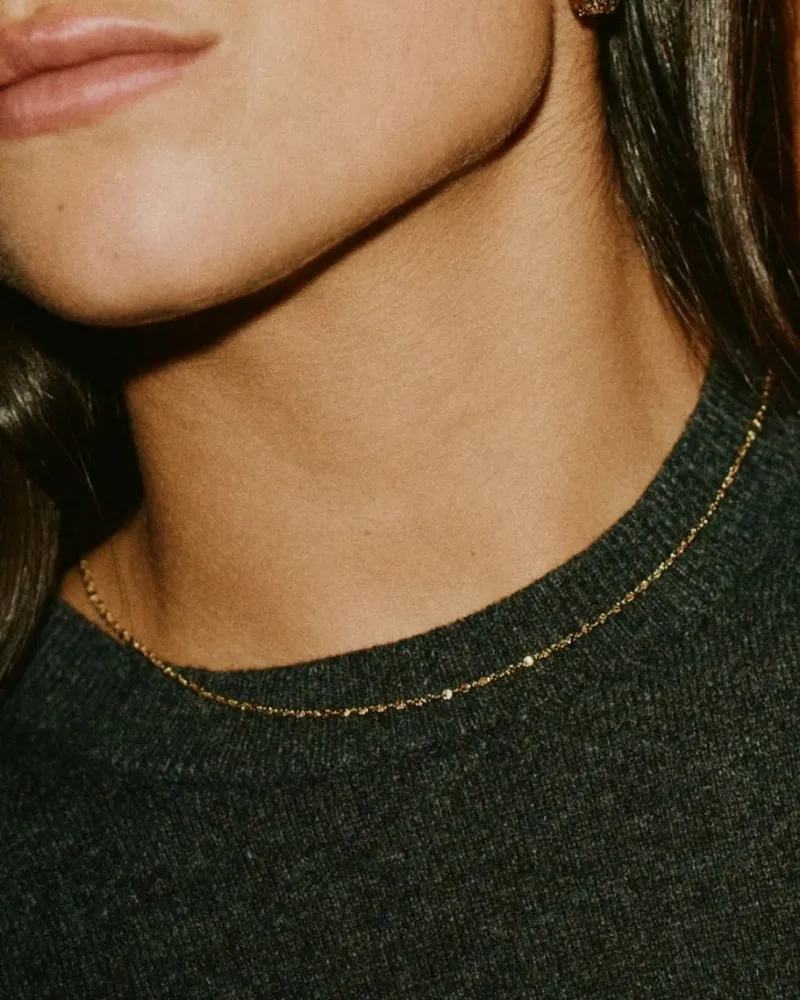 Rays Halsband – Guld>Edblad New