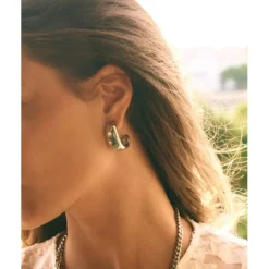 Selena Hoops L Stål>Edblad Discount