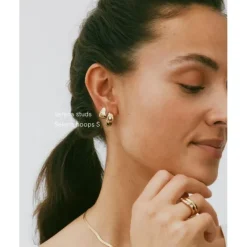 Selena Hoops S Guld>Edblad Sale