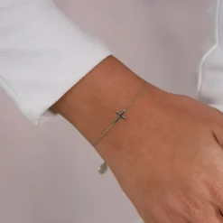 Spirit Cross Armband Stål – 120292>Edblad Outlet