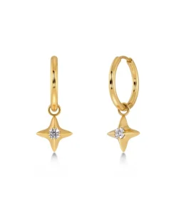Stellar Hoops – Guld>Edblad Outlet