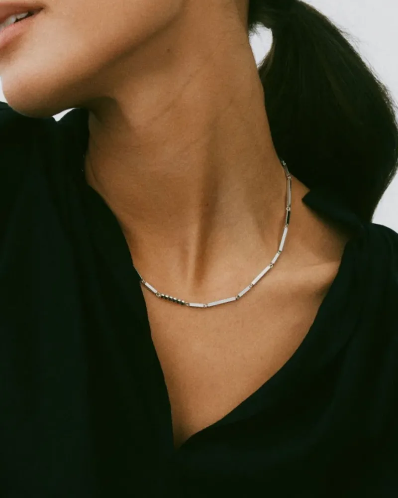 Twiggy Multi Halsband Stål>Edblad Outlet