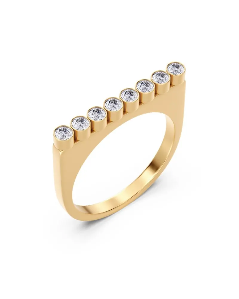 Twiggy Ring CZ Guld>Edblad Best
