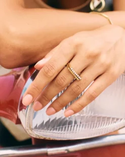 Twiggy Ring CZ Guld><noscript><img width=