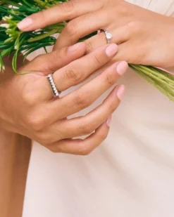 Twiggy Ring CZ Stål>Edblad Clearance