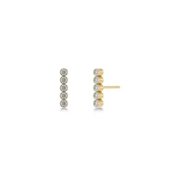 Twiggy Studs Örhängen CZ Guld>Edblad Sale