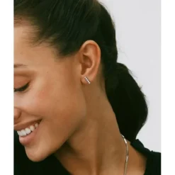 Twiggy Studs Örhängen CZ Stål>Edblad Discount