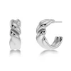 Twist Hoops L Örhängen Stål>Edblad Clearance