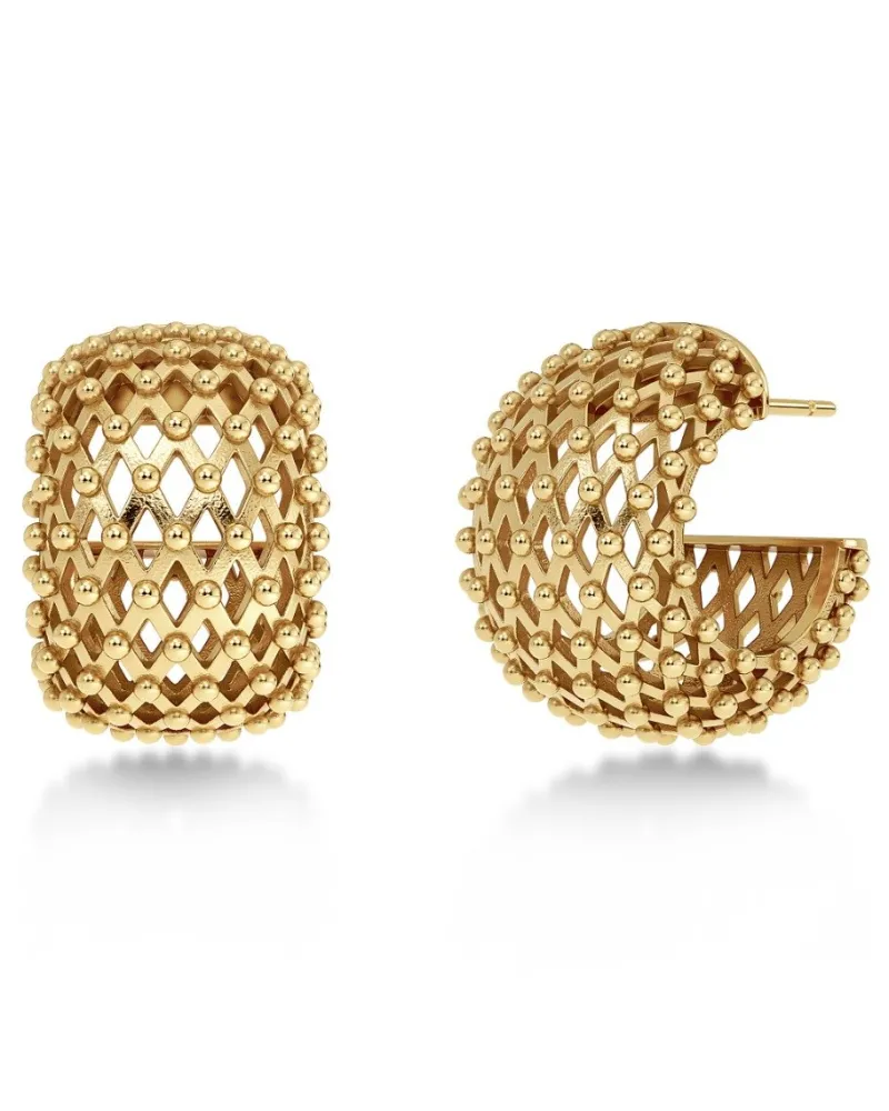 Viva Hoops L – Guld>Edblad Clearance