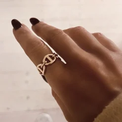 Anchor Ring Guld Ring171><noscript><img width=
