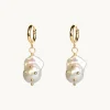 Baroque Stud Pearl Örhängen Guld>Emma Israelsson Clearance